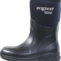 Avignon Ridge Mid -60 -lämpösaappaat, Unisex, Musta