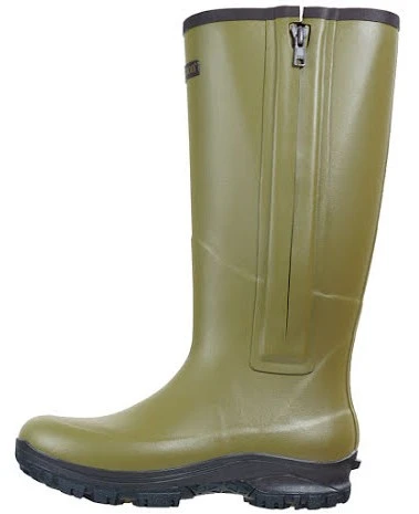 Avignon Zipper -kumisaapas, Unisex, Vihreä 2 Avignon Zipper -kumisaapas, Unisex, Vihreä - Image 2