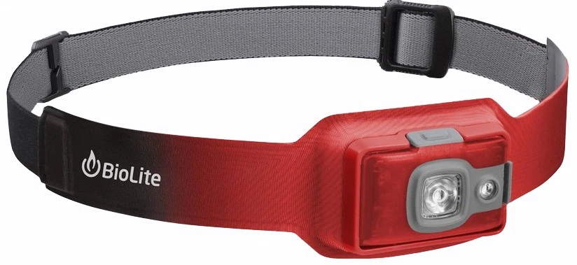 Biolite Headlamp 200 -otsalamppu, Punainen 1 Biolite Headlamp 200 -otsalamppu, Punainen