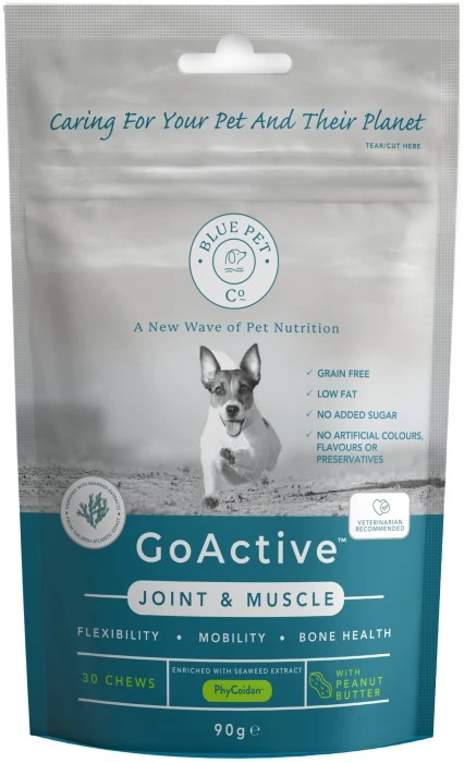 Blue Pet GoActive Ravintolisä Nivelten Hyvinvointiin, Maapähkinä, 30 Kpl 1 Blue Pet GoActive Ravintolisä Nivelten Hyvinvointiin, Maapähkinä, 30 Kpl