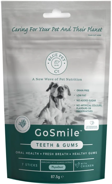 Blue Pet GoSmile Purutikut Koiran Hampaiden Ja Ienten Hyvinvointiin, Kana, 7 Kpl 1 Blue Pet GoSmile Purutikut Koiran Hampaiden Ja Ienten Hyvinvointiin, Kana, 7 Kpl