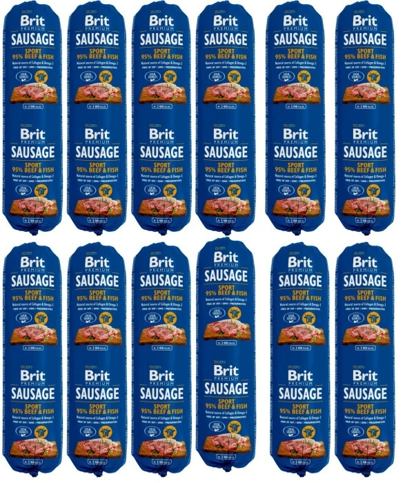 Brit Premium Beef & Fish Sport 12 X 800 G 1 Brit Premium Beef & Fish Sport 12 X 800 G