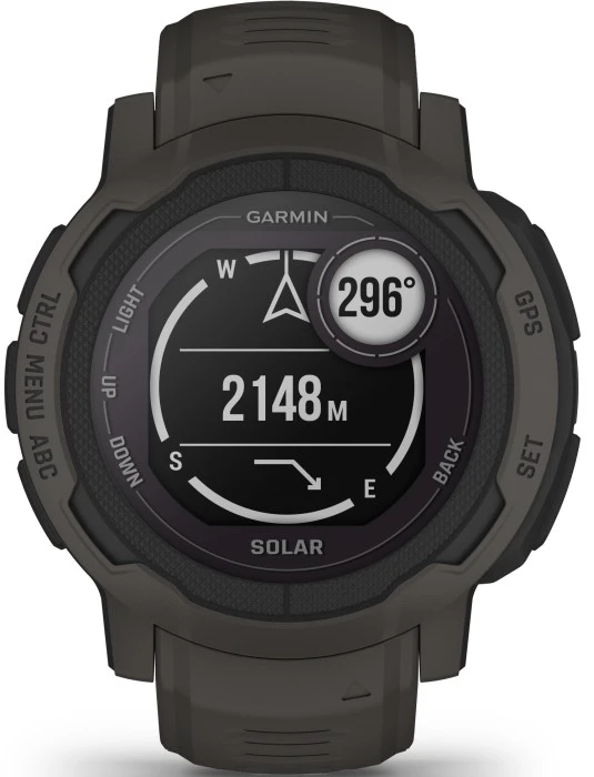 Garmin Instinct 2 Solar älykello, Graphite 2 Garmin Instinct 2 Solar älykello, Graphite - Image 2