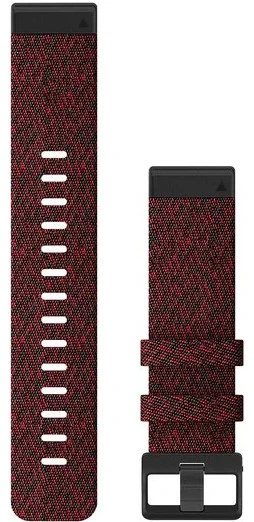 Garmin Fenix 6 QuickFit 22mm Watch Band Heathered Red Nylon 1 Garmin Fenix 6 QuickFit 22mm Watch Band Heathered Red Nylon