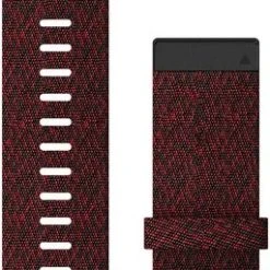 Garmin Fenix 6X QuickFit 26mm Watch Band Heathered Red Nylon