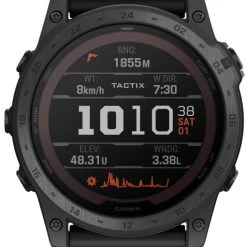 Garmin Tactix 7 Pro Ballistics Solar -älykello, Tummanharmaa (musta Nailonhihna)