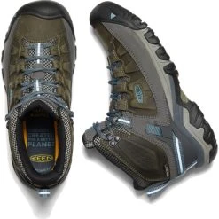 Keen Footwear Keen W's Targhee III Mid WP Magnet/Atlantic Blue 12 Keen Footwear Keen W's Targhee III Mid WP Magnet/Atlantic Blue -Muck Boot Shop keen ws targhee iii mid wp magnetatlantic blue 8