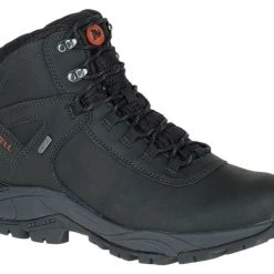 Merrell Vego Mid Leather Waterproof Vaelluskengät, Musta