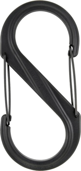 Nite Ize S-Biner Plastic #10 -karbiinihaka, Musta 1 Nite Ize S-Biner Plastic #10 -karbiinihaka, Musta