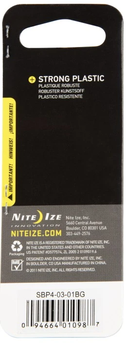 Nite Ize S-Biner Plastic Size #4 - Black 2 Nite Ize S-Biner Plastic Size #4 - Black - Image 2