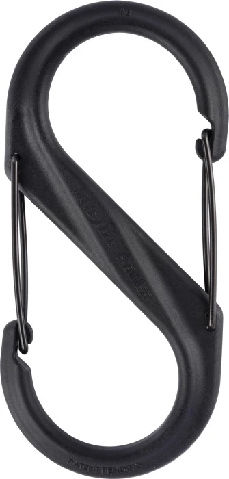 Nite Ize S-Biner Plastic Size #8-Black 1 Nite Ize S-Biner Plastic Size #8-Black