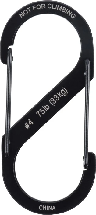 Nite Ize S-Biner Size #4 - Black 2 Nite Ize S-Biner Size #4 - Black - Image 2