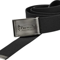 Pinewood Canvas -kangasvyö, Musta