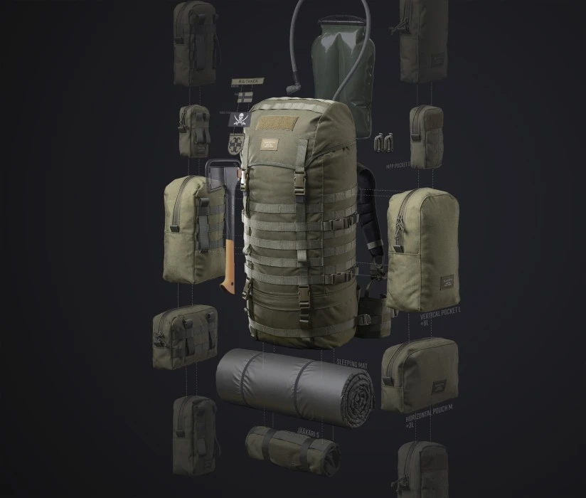 Savotta Jääkäri L -rinkka 60 L Camo 7 Savotta Jääkäri L -rinkka 60 L Camo - Image 7