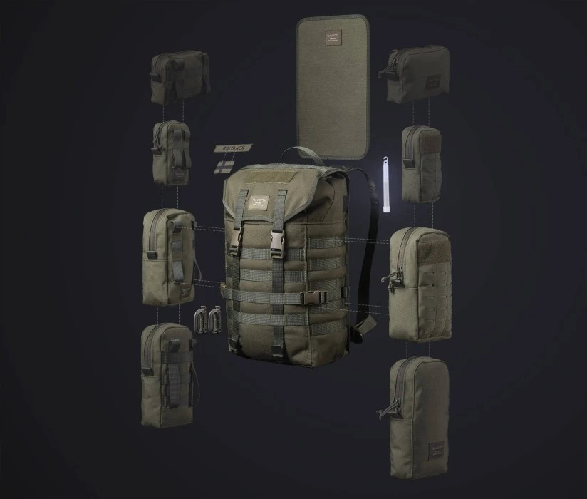 Savotta Jääkäri S -päiväreppu 20 + 2 L Musta 3 Savotta Jääkäri S -päiväreppu 20 + 2 L Musta - Image 3