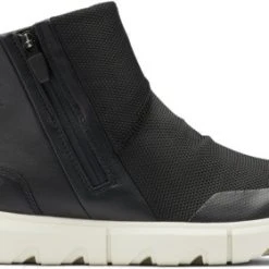 Sorel Explorer II Bootie Naisten Vedenpitävät Nahkakengät, Musta