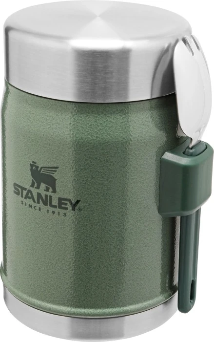 Stanley The Legendary Food Jar + Spork 0.4L Hammertone Green 2 Stanley The Legendary Food Jar + Spork 0.4L Hammertone Green - Image 2
