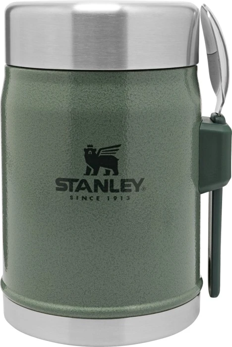 Stanley The Legendary Food Jar + Spork 0.4L Hammertone Green 1 Stanley The Legendary Food Jar + Spork 0.4L Hammertone Green