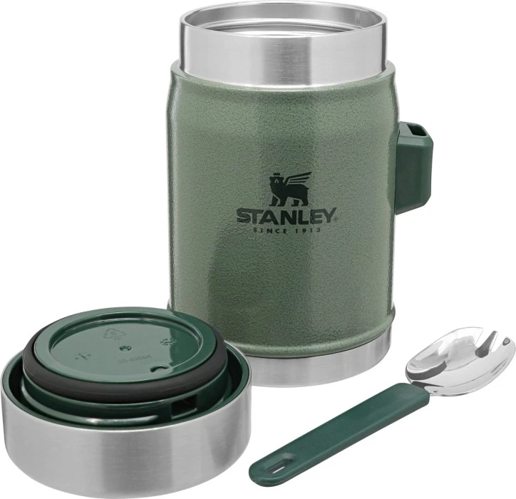 Stanley The Legendary Food Jar + Spork 0.4L Hammertone Green 3 Stanley The Legendary Food Jar + Spork 0.4L Hammertone Green - Image 3