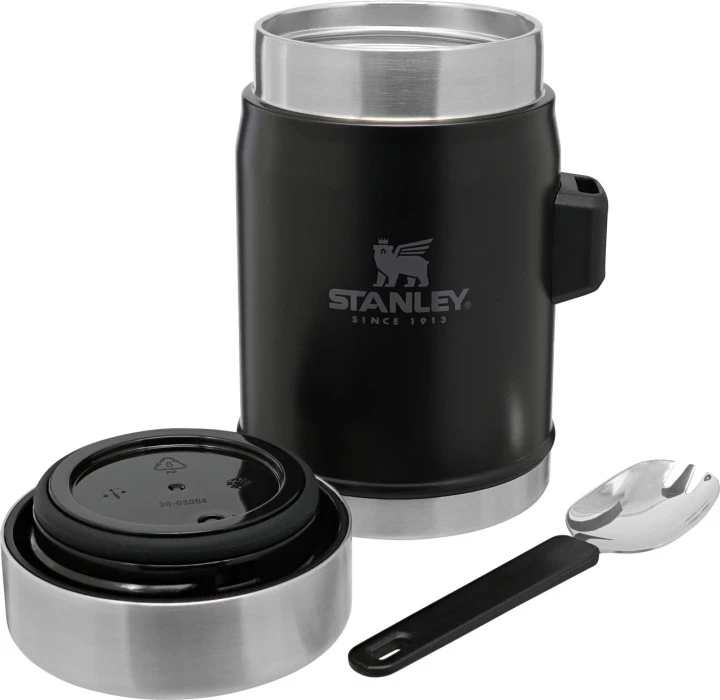 Stanley The Legendary Food Jar + Spork 0.4L Matte Black 3 Stanley The Legendary Food Jar + Spork 0.4L Matte Black - Image 3