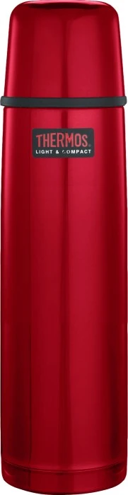 Thermos Light & Compact Termospullo, Punainen, 1,0 L 1 Thermos Light & Compact Termospullo, Punainen, 1,0 L