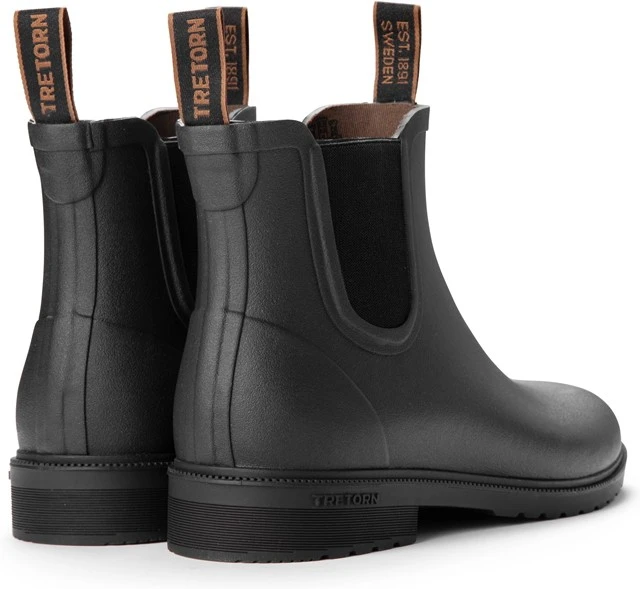 Tretorn Chelsea Classic Black Unisex 2 Tretorn Chelsea Classic Black Unisex - Image 2