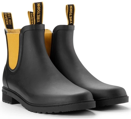 Tretorn Chelsea Classic Black/Harvest Unisex 1 Tretorn Chelsea Classic Black/Harvest Unisex