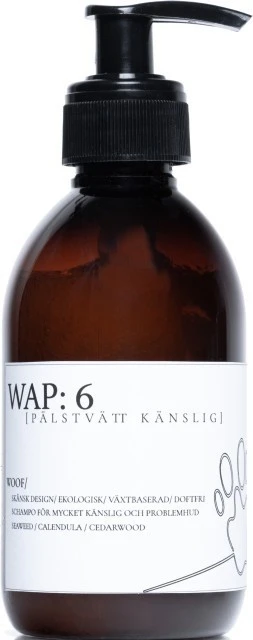 WAP Dog Care Products WAP:6 Mieto Ja Hajusteeton Koirashampoo, 250 Ml 1 WAP Dog Care Products WAP:6 Mieto Ja Hajusteeton Koirashampoo, 250 Ml